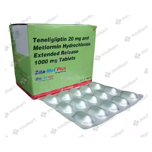 zita met plus 20/1000mg tablet 15's
